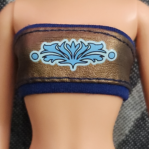 My Scene 2003 Spring Break Madison Gold & Blue 2-Piece Bikini Swimsuit Swim Set - Picture 3 of 10